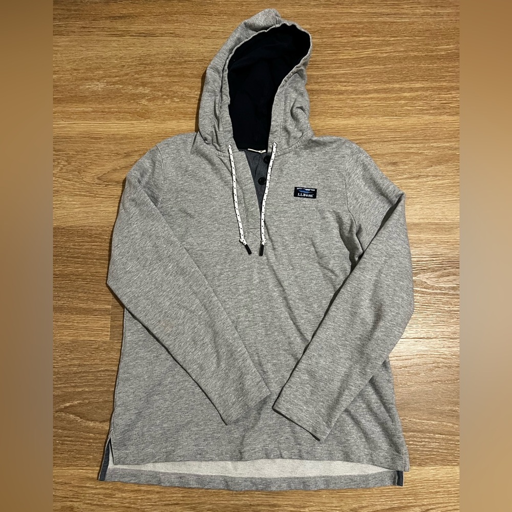 L.L. Bean Gray Hoodie Sweatshirt